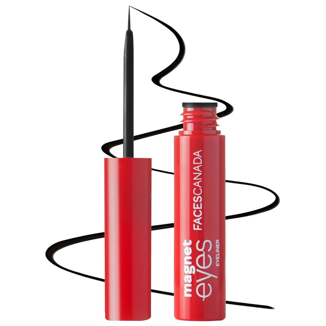 FACES CANADA Magneteyes Eyeliner - Black, 3.5ml