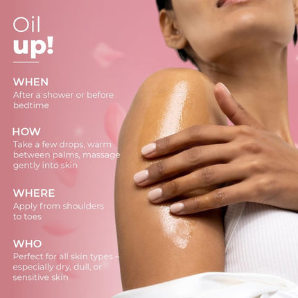 THE LOVE CO. Body Oil | With Coconut, Almond & Jojoba Oils-100ml