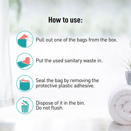 Sirona Sanitary Disposal Bags | 45 Bags