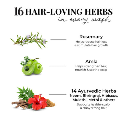Just Herbs Anti Hairfall Conditioner | Rosemary, Amla & 14 Herbs -200ml