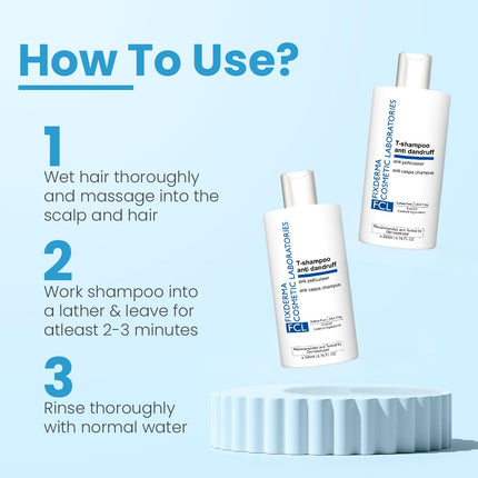 FIXDERMA COSMETIC LABORATORIES T-Shampoo For Dandruff, Scalp Psoriasis, Scalpe Shampoo-200 ml