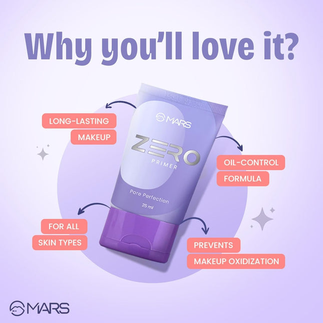 MARS Zero Face Primer | Silicone Based Gel -25ml