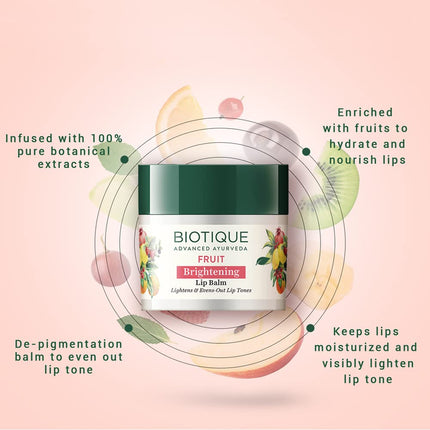 Biotique Fruit Lip Balm All Skin Types | 12G