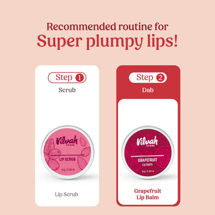 vilvah STORE Grapefruit Lip Balm-10g