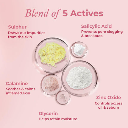 The Pink Foundry Acne Spot Corrector with Salicylic Acid & Sulfur-15ml