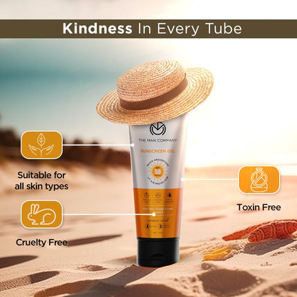 The Man Company Oil-Free Sunscreen SPF50 PA+++ For Man- 50gm