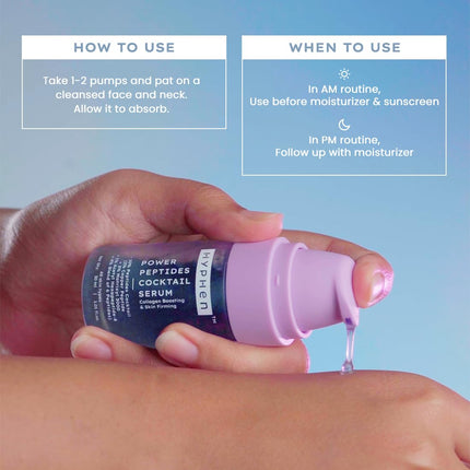 Hyphen 10% Power Peptide & 2% Copper Peptide Serum | 30ml