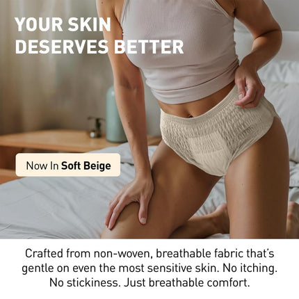 Sirona Disposable Period Panty for Girls & Women | S-M | Pack of 10