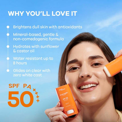 Earth Rhythm Glow Surge Vitamin C & E Sunstick SPF 50 -20gm