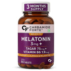 Carbamide Forte Melatonin 3mg with Tagara 75mg - 90 Tablets