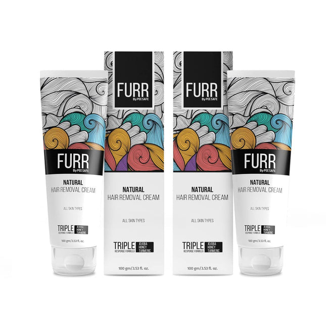 FURR Natural Hair Removal Cream -100gm|Pack Of 2