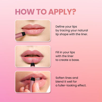Swiss Beauty 2-In-1 Creamy Matte Lip Liner + Lip Filler -1.6g