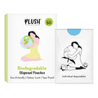 Plush Biodegradable Disposable Bags, Pack of 50