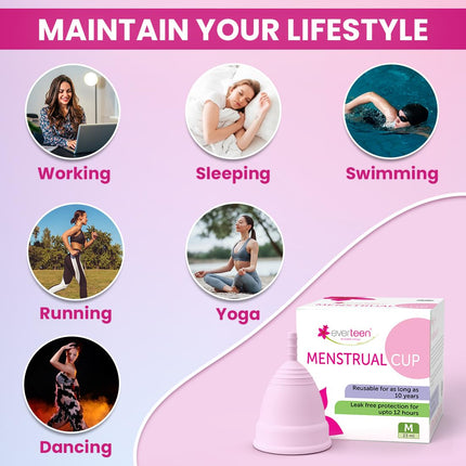 Everteen Reusable Menstrual Cup for Women