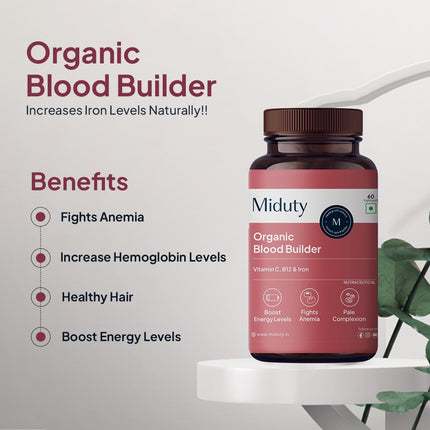 Miduty Organic Blood Builder 60 Capsules