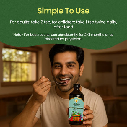 Kerala Ayurveda Bhringarajasava | Ayurvedic Hair Growth Tonic & Hair Fall Control -450ml