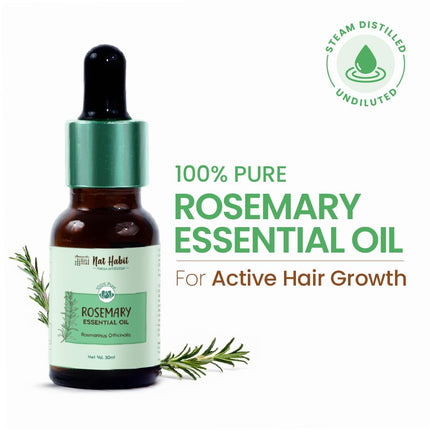Nat Habit Pure Rosemary Essential Oil-15ml
