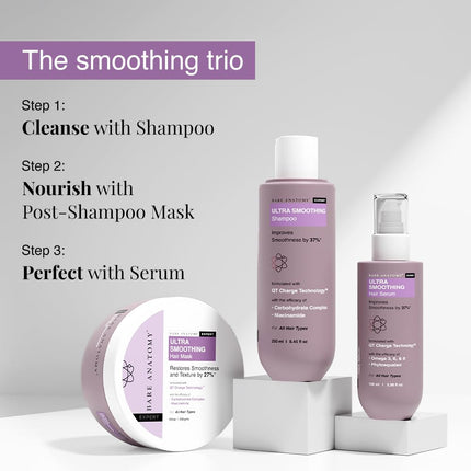 Bare Anatomy Ultra Smoothing Hair Serum For Dry & Frizzy Hair-100ml