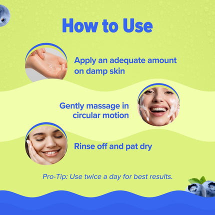 Aqualogica Bright+ Smoothie Face Wash For Men & Women | 100 ml