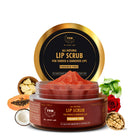 TNW-THE NATURAL WASH Lip Scrub With Cocoa Butter, Brown Sugar, Shea Butter, Papaya, Natural Flowers & Essential Oils -25g