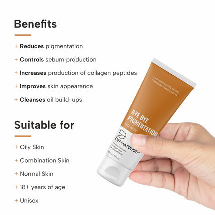 DERMATOUCH Bye Bye Pigmentation Face Wash | 70g