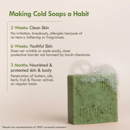 Nat Habit Neem Basil Butter Soap-125g x 2