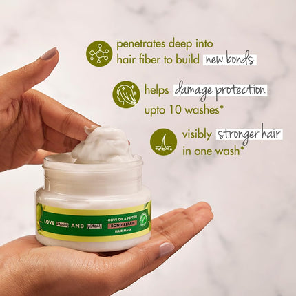 Love beauty & planet olive oil & peptide bond repair hair mask - 200ml