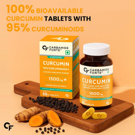 Carbamide Forte Curcumin Tablets 60 Veg Tablets