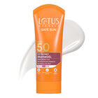 Lotus Herbals Sunscreen for Women & Men | Safe Sun UV Screen Matte Gel Sunscreen SPF 50 & PA+++-100G