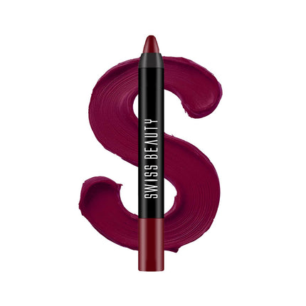 Swiss Beauty Matte Long Lasting Stay Maxx Lip Crayon Lipstick -3.5g