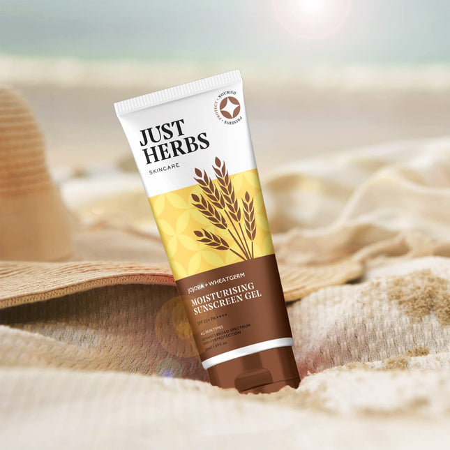Just Herbs SPF 35+ Nosun Sunscreen Gel with Jojoba & Wheatgerm-50ml