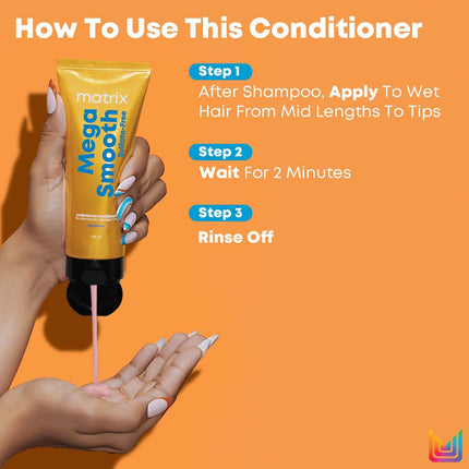 Matrix Mega Smooth Sulfate-free Conditioner with Squalene -100ml