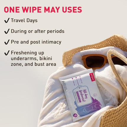 Sirona Intimate Wet Wipes - 10 Wipes, Pack Of 2