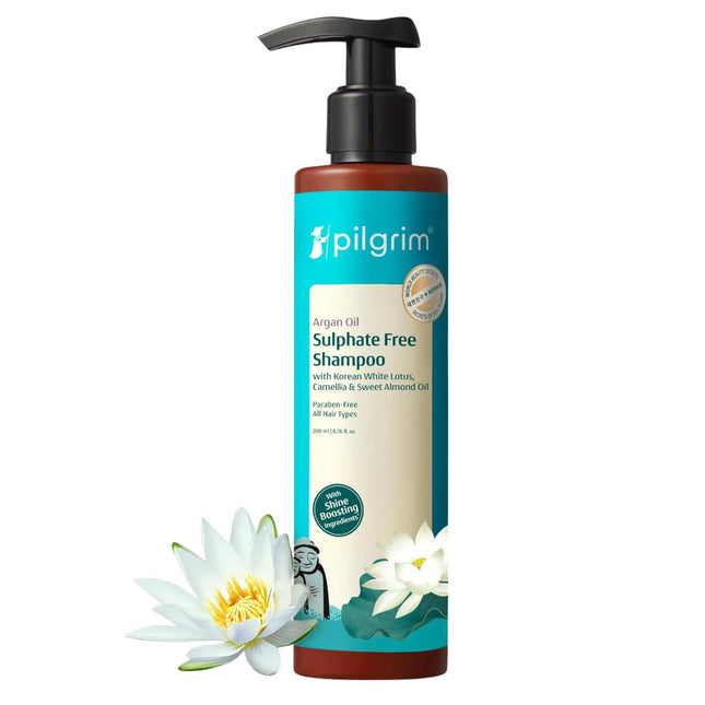 Pilgrim Mild Sulphate Free Shampoo (Argan Oil)-200ml