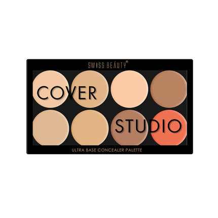 Swiss Beauty Ultra Base Concealer Radiant, Cream Palette-19g