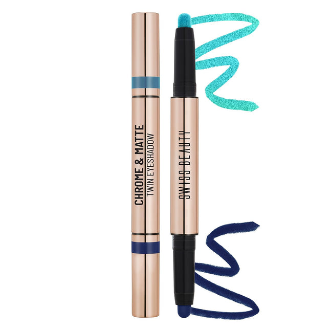 Swiss Beauty Chrome & Matte Twin Eyeshadow Stick -2g