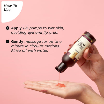 Pilgrim French Red Vine Face Wash with Vitamin C & goodness of Aloe -100ml