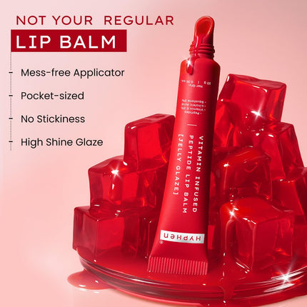 Hyphen Tinted Lip Balm | 1% Vitamin E, Peptide & 2% Squalane | 10g