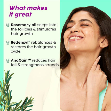 PLIX - THE PLANT FIX Fix Rosemary Advanced Anti Hair Fall Shampoo & Serum -440G