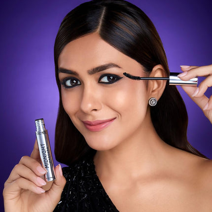RENEE Midnight Mascara with Unique 360-Degree Wand | Darkest Black