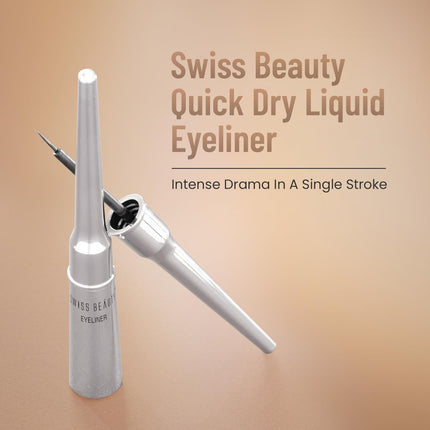 Swiss Beauty Jet Black Liquid Eyeliner-4ml
