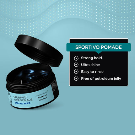 The Man Company Sportivo Stronghold Hair Styling Pomade Wax-100gm