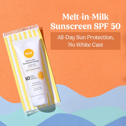 vilvah STORE Vilvah Melt-In-Milk Sunscreen Spf 50 Pa+++ With Soy Milk-60ml