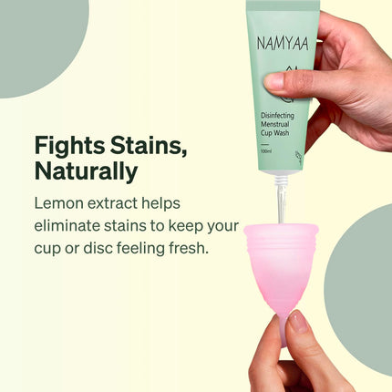 Namyaa Disinfecting Menstrual Cup Wash-100ml