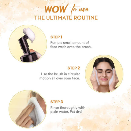WOW Skin Science Ubtan Foaming Face Wash for Women & Men | 150 ml