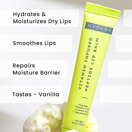 Hyphen-Vitamin Infused Peptide Lip Balm | 10gm