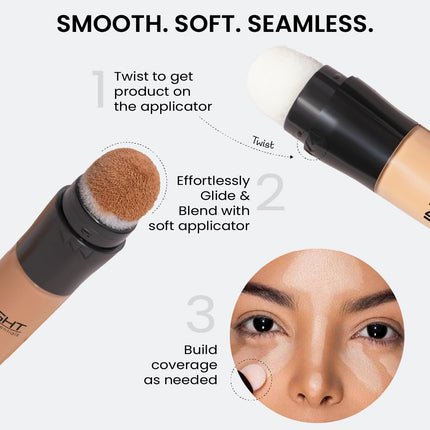 INSIGHT Airbase Concealer with Medium to Full Coverage Almond Dream-9g