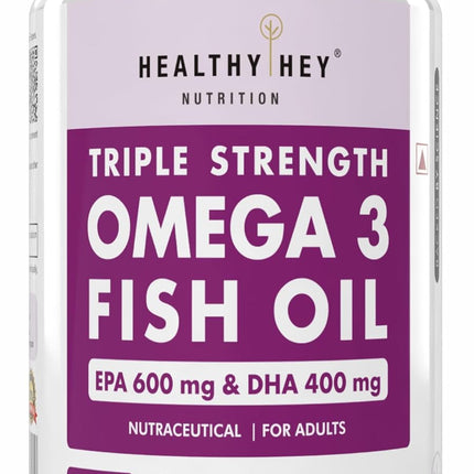 HealthyHey Nutrition Fish Oil Omega 3 60 Softgel