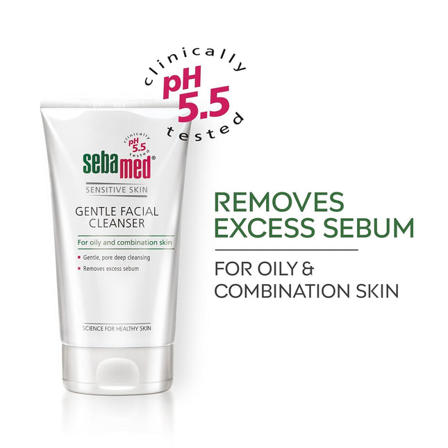 Sebamed gentle facial cleanser for oily & combination skin -150ml