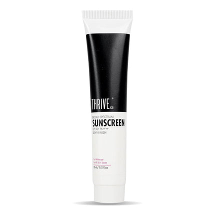 ThriveCo Water-based Sunscreen | Broad Spectrum & Spf 50 Pa++++ | UV A & UV B Protection -30ml